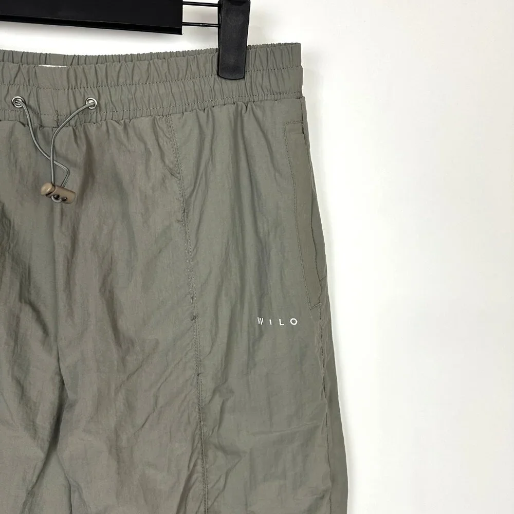 Wilo the‎ Label Parachute Jogger Wind Pants Sage Medium